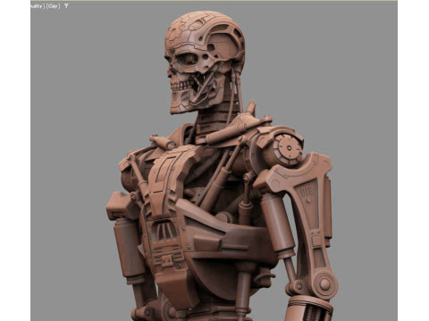 T-600 Terminator Salvation V2 3D-printmodel