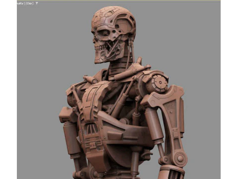 T-600 Terminator Salvation V2 3D Print Model