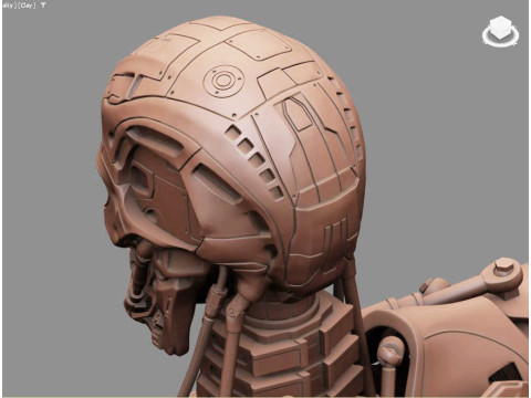 T-600 Terminator Salvation V2 3D-printmodel