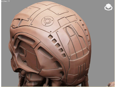 T-600 Terminator Salvation V2 3D-printmodel