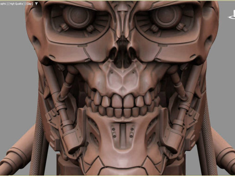T-600 Terminator Salvation V2 3D-printmodel