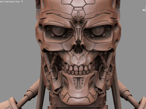 T-600 Terminator Salvation V2 3D-printmodel
