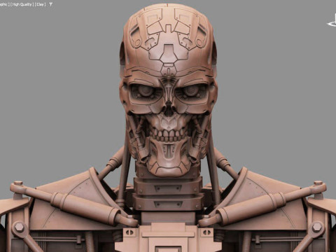 T-600 Terminator Salvation V2 3D-printmodel