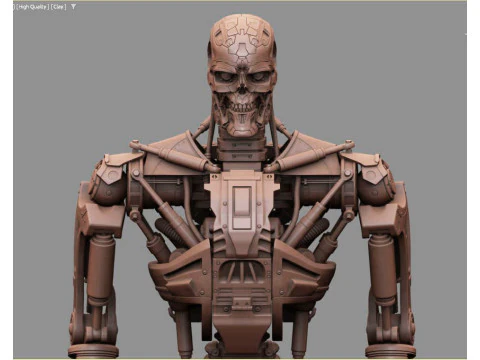 T-600 Terminator Salvation V2 3D Print Model