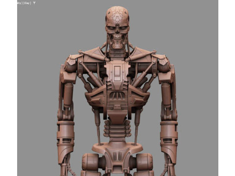 T-600 Terminator Salvation V2 3D-printmodel