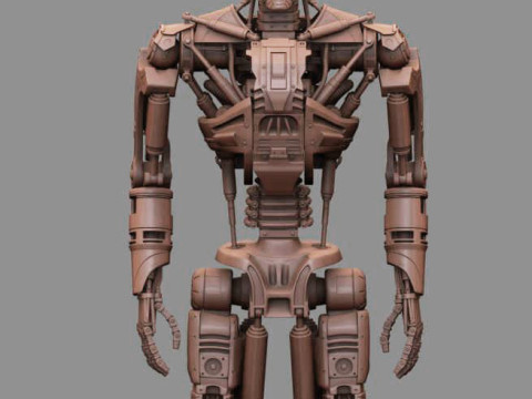 T-600 Terminator Salvation V2 3D-printmodel