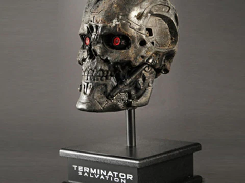 R&eacute;plica de salvaci&oacute;n del Terminator del cr&aacute;neo T-600 Modelo de impresi&oacute;n 3D Modelo de impresión 3D