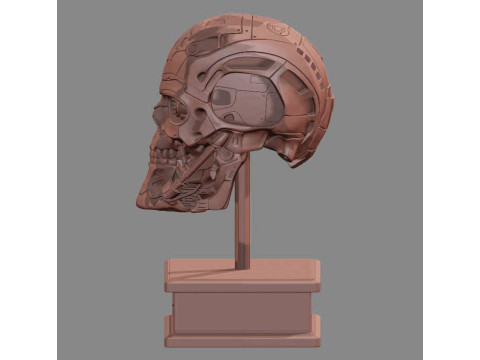 T-600 Skull Terminator Salvation Replica 3D print model 3D Принт Модель