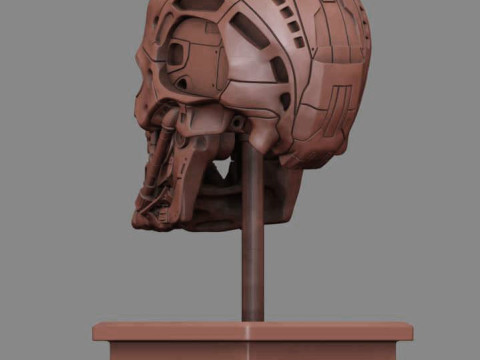 T-600 Skull Terminator Salvation Replica 3D print model 3D Принт Модель