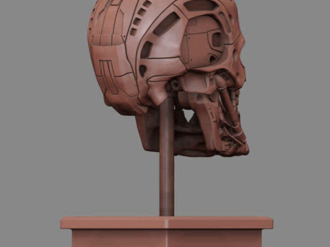 T-600 Skull Terminator Salvation Replica 3D print model 3D Принт Модель