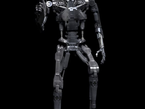 Terminator T-800 Endoskeleton Rekvizit T2 V4 3D Baskı Modeli