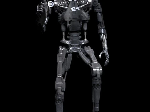 Terminator T-800 Endoesqueleto Rekvizit T2 V4 Modelo de impresión 3D