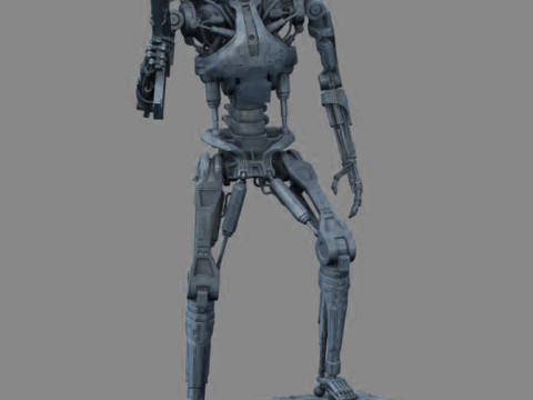 Terminator T-800 Endoskeleton Rekvizit T2 V4 3D Print Model