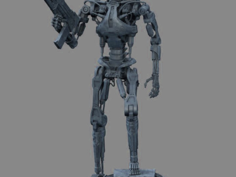 Terminator T-800 Endoskeleton Rekvizit T2 V4 3D Print Model