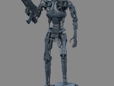 Terminator T-800 Endoskeleton Rekvizit T2 V4 3D Print Model