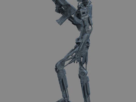 Terminator T-800 Endoskeleton Rekvizit T2 V4 3D Print Model