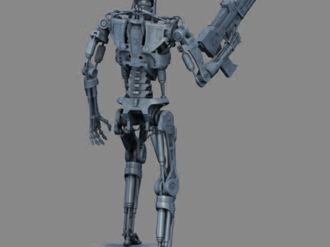Terminator T-800 Endoskeleton Rekvizit T2 V4 3D Print Model