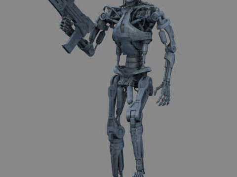 Terminator T-800 Endoskeleton Rekvizit T2 V4 3D Print Model