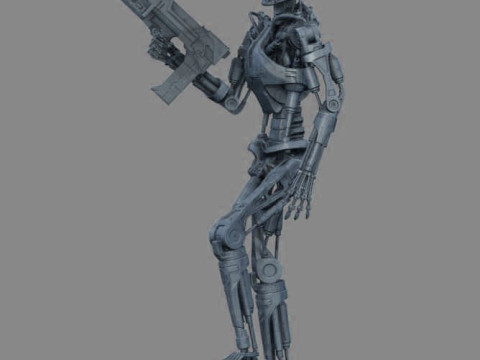 Terminator T-800 Endoskeleton Rekvizit T2 V4 3D Print Model