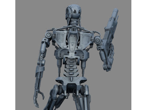 Terminator T-800 Endoskeleton Rekvizit T2 V4 3D Print Model