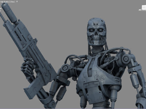 Terminator T-800 Endoskeleton Rekvizit T2 V4 3D Print Model