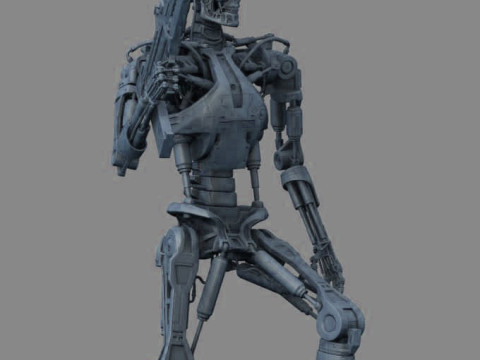 Terminator T-800 Endoskeleton Rekvizit T2 V4 3D Print Model