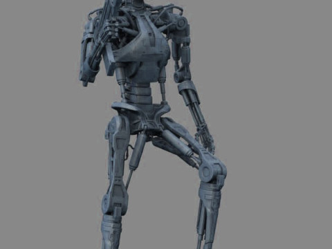 Terminator T-800 Endoskeleton Rekvizit T2 V4 3D Print Model