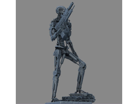 Terminator T-800 Endoskeleton Rekvizit T2 V4 3D Print Model