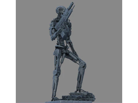 Terminator T-800 Endoskeleton Rekvizit T2 V4 3D Print Model