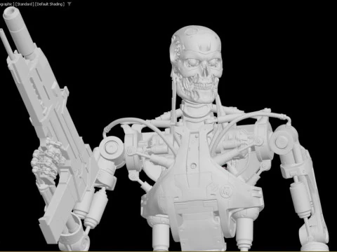Terminator T-800 Endoskeleton Rekvizit T2 V4 3D Print Model