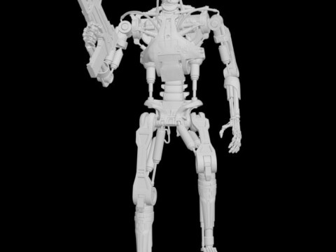 Terminator T-800 Endoskeleton Rekvizit T2 V4 3D Print Model