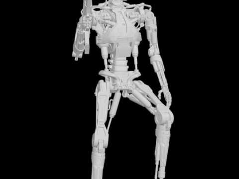 Terminator T-800 Endoskeleton Rekvizit T2 V4 3D Print Model