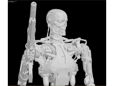 Terminator T-800 Endoskeleton Rekvizit T2 V4 3D Print Model