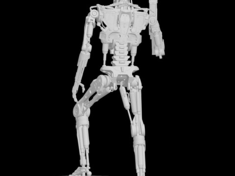 Terminator T-800 Endoskeleton Rekvizit T2 V4 3D Print Model