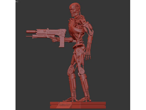 Terminator T-800 Endoskeleton Rekvizit T2 V5 3D Print Model