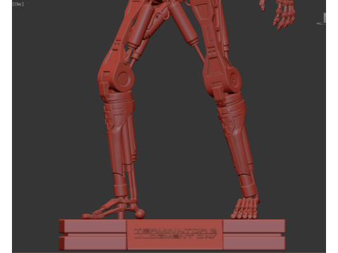 Terminator T-800 Endoskeleton Rekvizit T2 V5 3D 프린트 모델