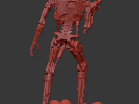 Terminator T-800 Endoskeleton Rekvizit T2 V5 3D Print Model