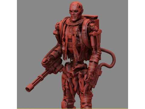 T-600 Terminator Salvaci&oacute;n V3 Modelo de impresión 3D