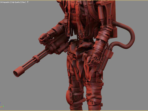 T-600 Terminator Salvation V3 3D Print Model