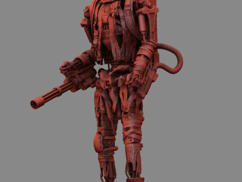 T-600 Terminator Salvation V3 3D Print Model