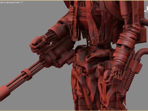 T-600 Terminator Salvation V3 3D Print Model