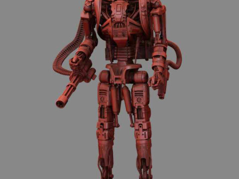T-600 Terminator Salvation V3 3D Print Model