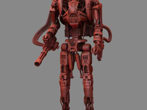 T-600 Terminator Salvation V3 3D Print Model