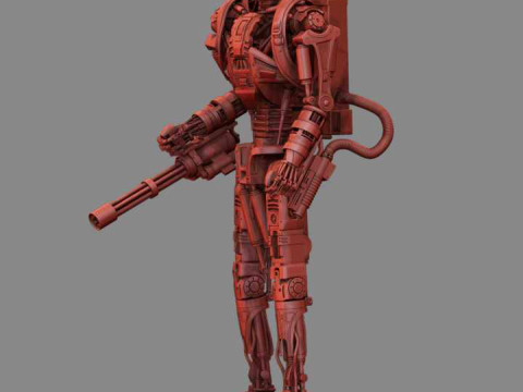 T-600 Terminator Salvation V3 3D Print Model
