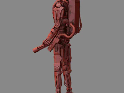 T-600 Terminator Salvation V3 3D Print Model