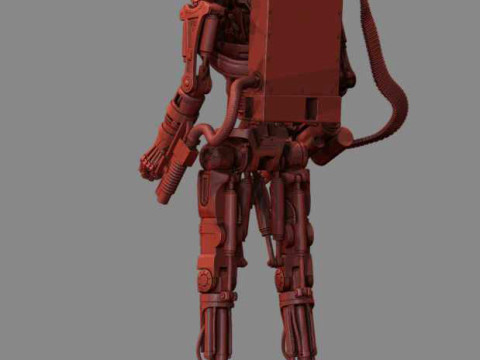 T-600 Terminator Salvation V3 3D Print Model