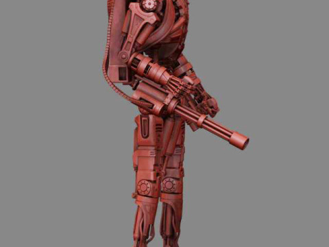 T-600 Terminator Salvation V3 3D Print Model