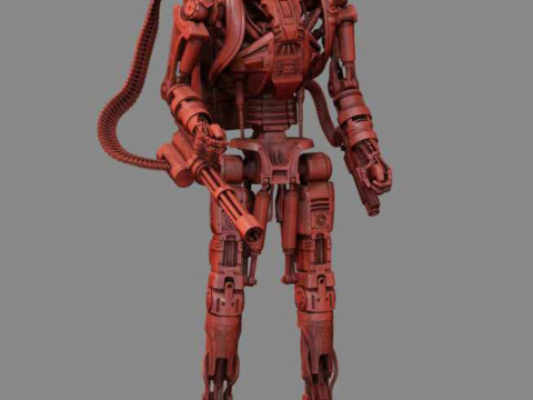T-600 Terminator Salvation V3 3D Print Model