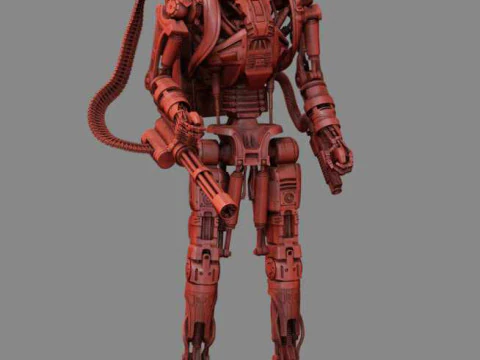 T-600 Terminator Salvation V3 3D Print Model