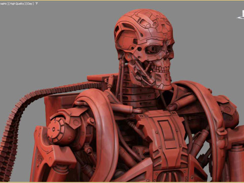T-600 Terminator Salvation V3 3D Print Model